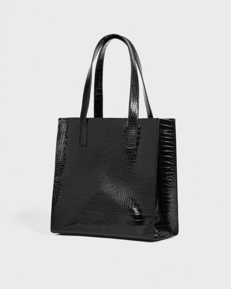 Ted Baker Tote Bags Outlet Discount - Reptcon Croc Detail Small Icon ...